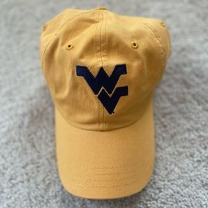 New West Virginia University hat yellow